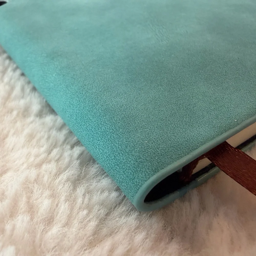 Tiffany & Co. Blue Suede Notebook & Pen Gift Set - Picture 5 of 9